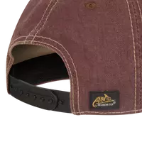 Helikon-Tex Snapback baseball sapka - Dirty Washed Maroon / Dirty Washed Black