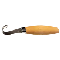 Morakniv® Wood Carving Hook Knife 162 Double Edge - Wood (ID 13446) fafaragó kés