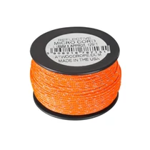 Micro Reflective Cord 1.18mm (125ft) - Neon Orange