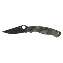 Spyderco Military 2 G-10  Camo Black Blade 