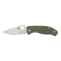 Spyderco Tenacious G-10 Brown CPM M4 COMBO