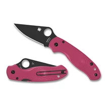 Spyderco Para 3 Lightweight Pink Black Blade zsebkés