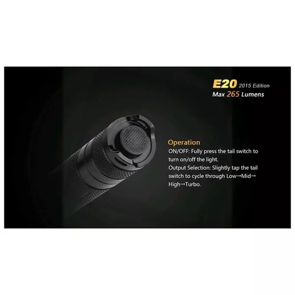 Fenix Light Elemlámpa E20 LED