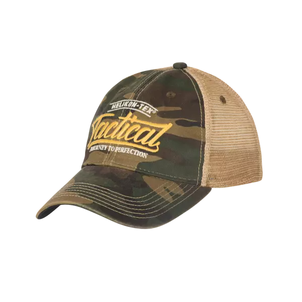 Helikon-Tex Tactical Trucker Cap - Dirty Washed Cotton -US Woodland / Khaki A