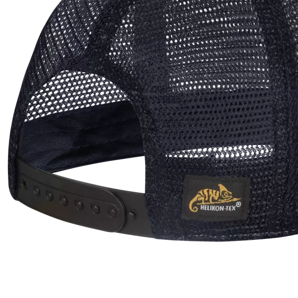 Helikon-Tex Plain Trucker Cap baseball sapka - Washed Cotton - Washed Dark Green / Washed Black C