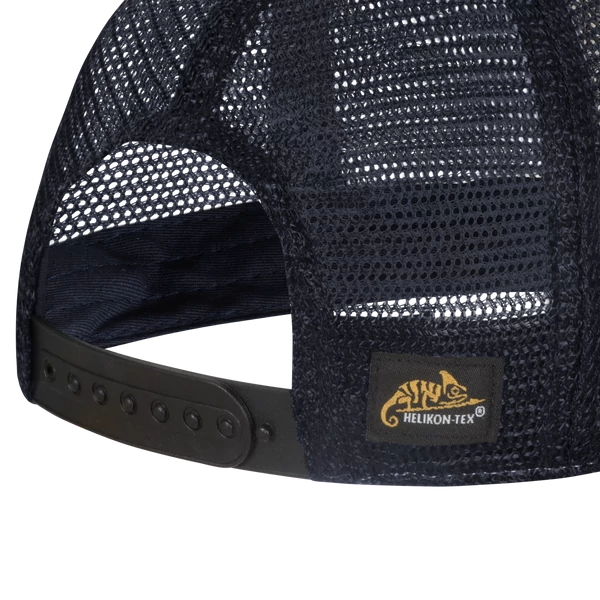 Helikon-Tex Plain Trucker Cap baseball sapka -  Dirty Washed Cotton - Dirty Washed Black / Black A