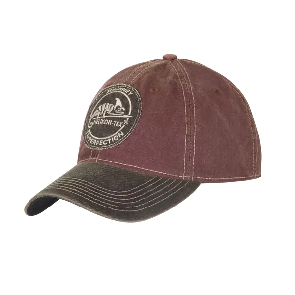 Helikon-Tex Snapback baseball sapka - Dirty Washed Maroon / Dirty Washed Black