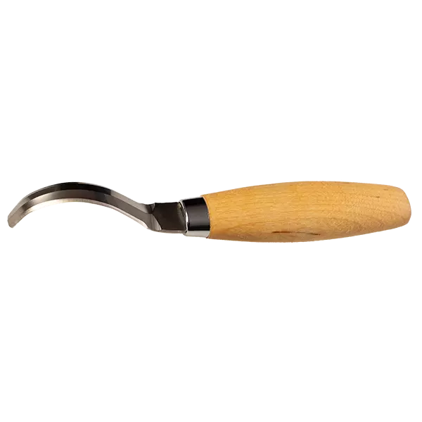 Morakniv® Wood Carving Hook Knife 163 Double Edge - Wood (ID 13445) fafaragó kés