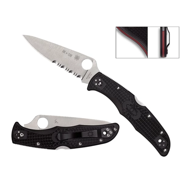 Spyderco Endura 4 Lightweight Thin Red Line